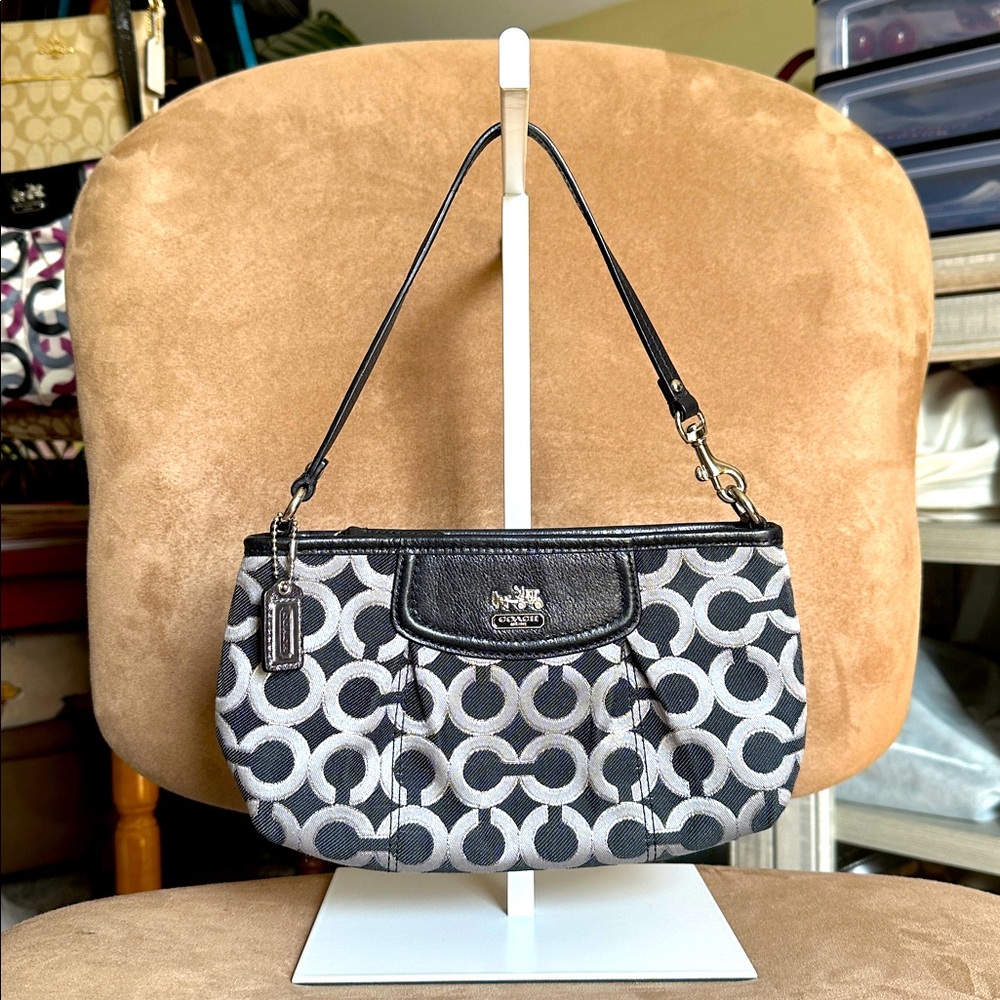 #2. Coach Madison Denim OP Art Mini Bag